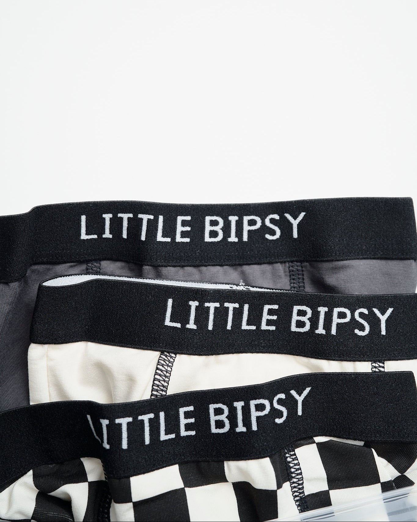 Boxer Brief 3-Pack - Iron Check Mix - Little Bipsy