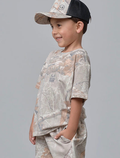 Boxy Tee - Edge Colors Driftwood® - Little Bipsy
