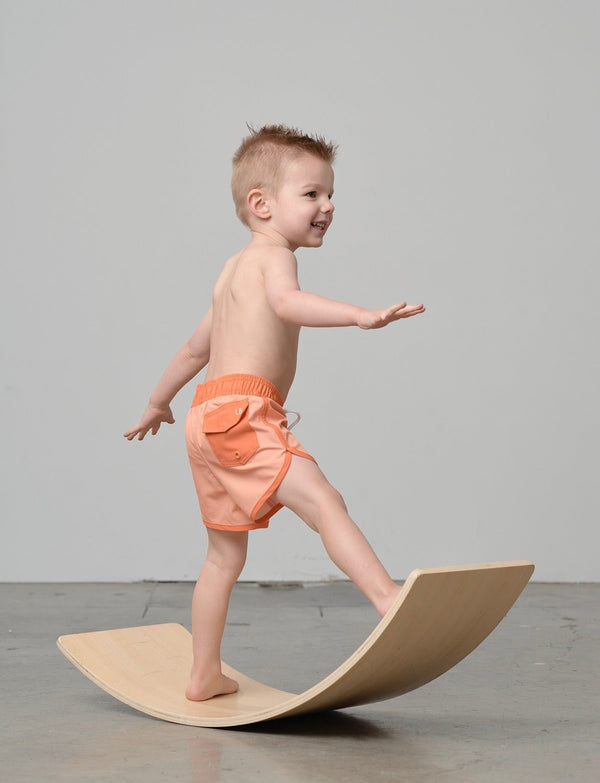 Boy's Swim Short - Melon - Little Bipsy