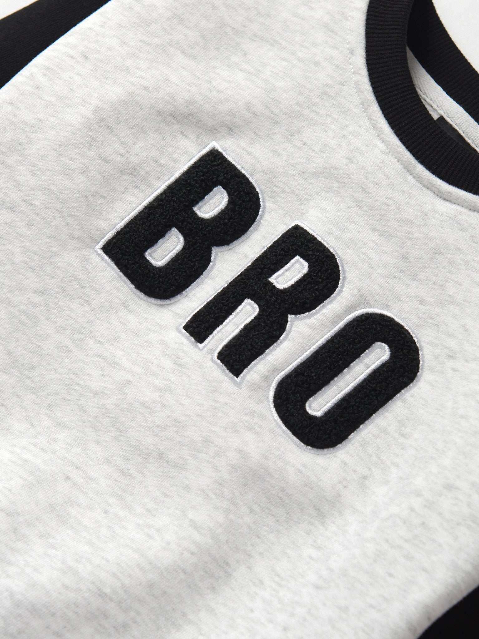 Bro Elevated Crewneck - Black - Little Bipsy