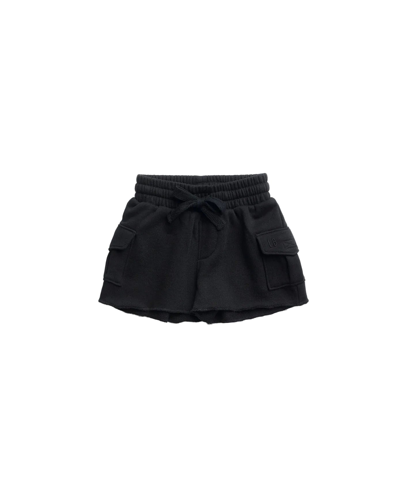 Cargo Short - Black - Little Bipsy
