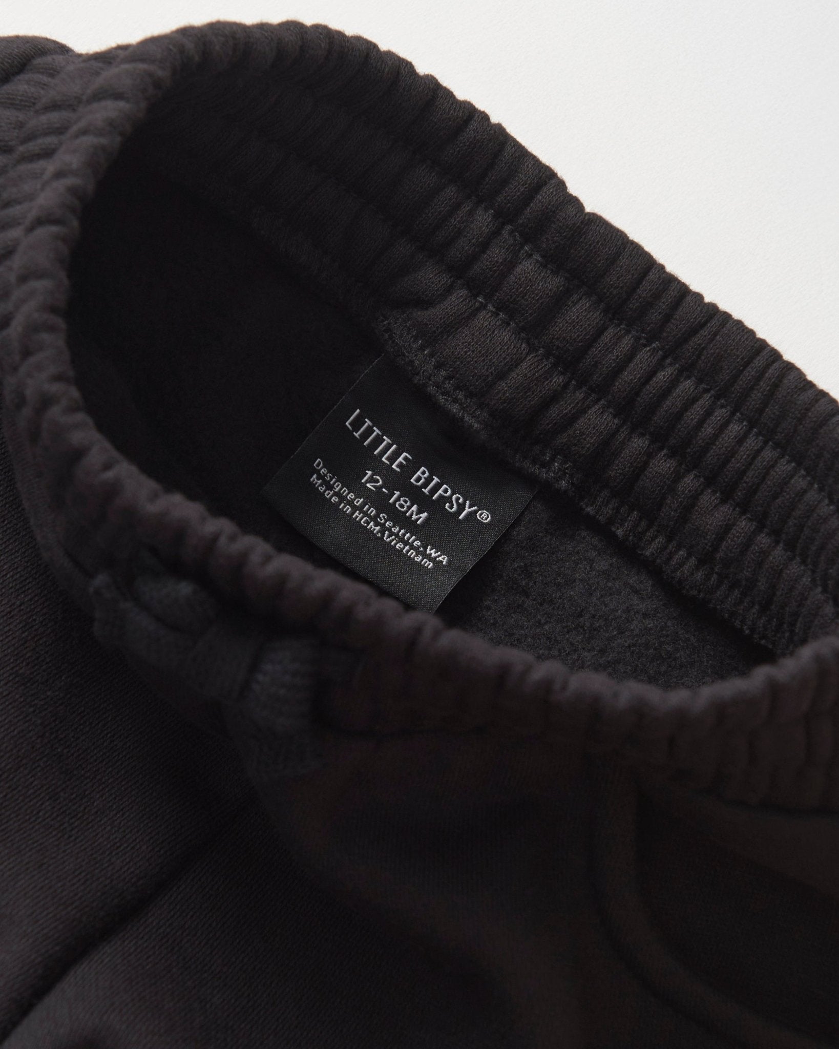 Cargo Sweatpant - Black - Little Bipsy