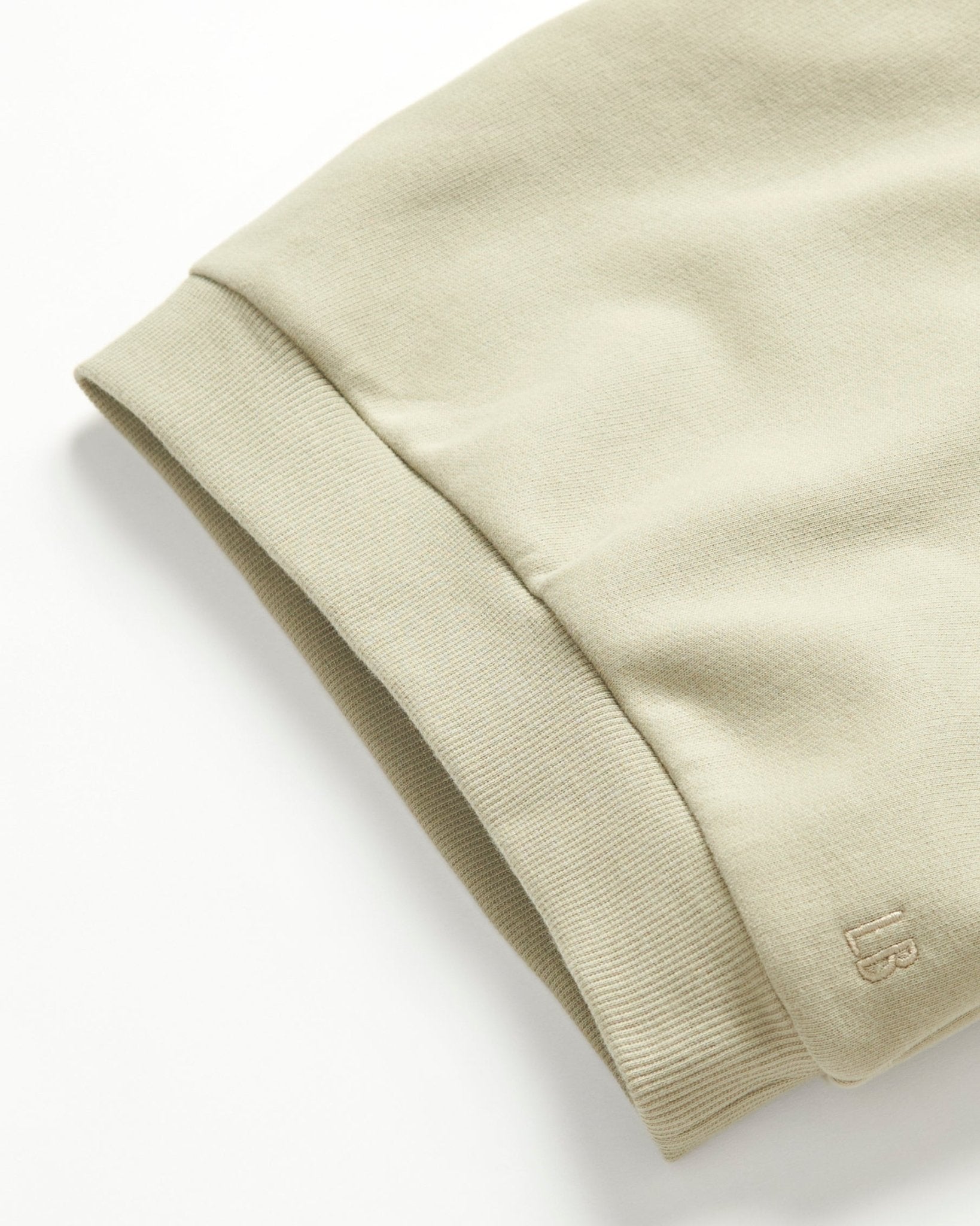 Contrast Stitch Elevated Crewneck - Olive - Little Bipsy