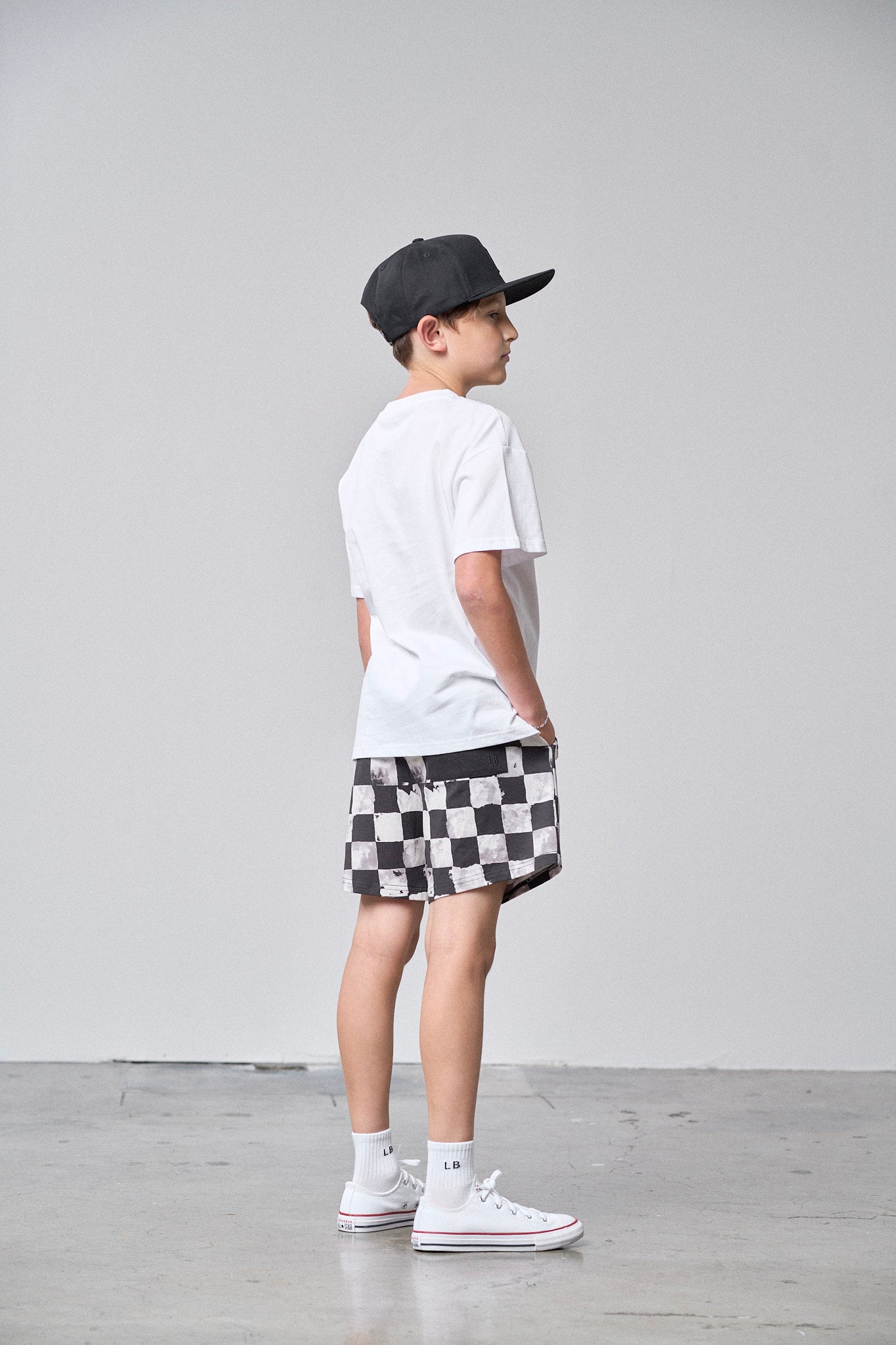 Cotton Tee - White - Little Bipsy