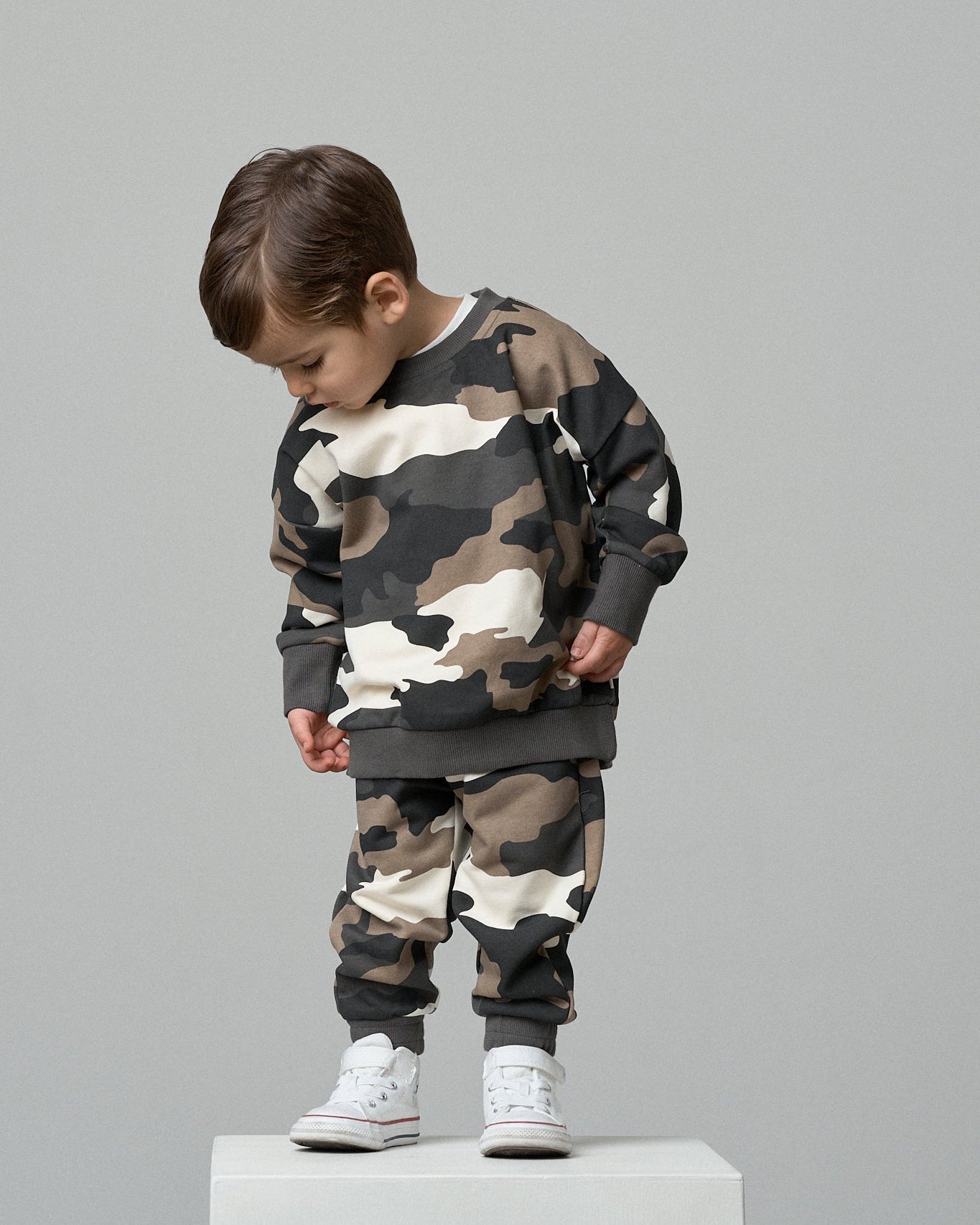 Crewneck - Camo - Little Bipsy