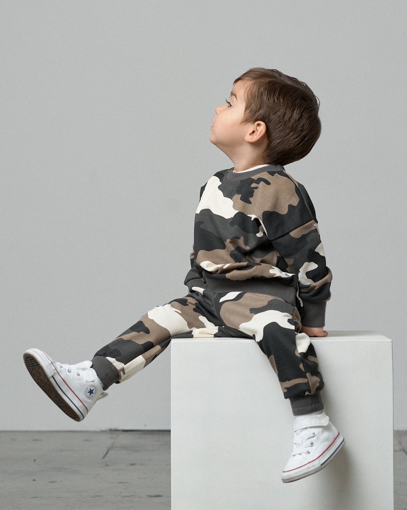 Crewneck - Camo - Little Bipsy