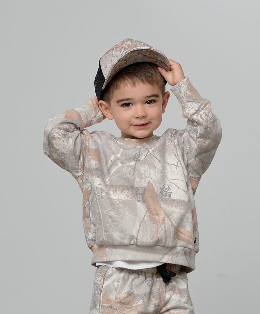 Crewneck - Edge Colors Driftwood® - Little Bipsy