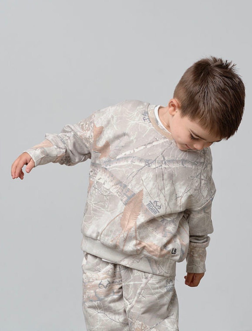 Crewneck - Edge Colors Driftwood® - Little Bipsy