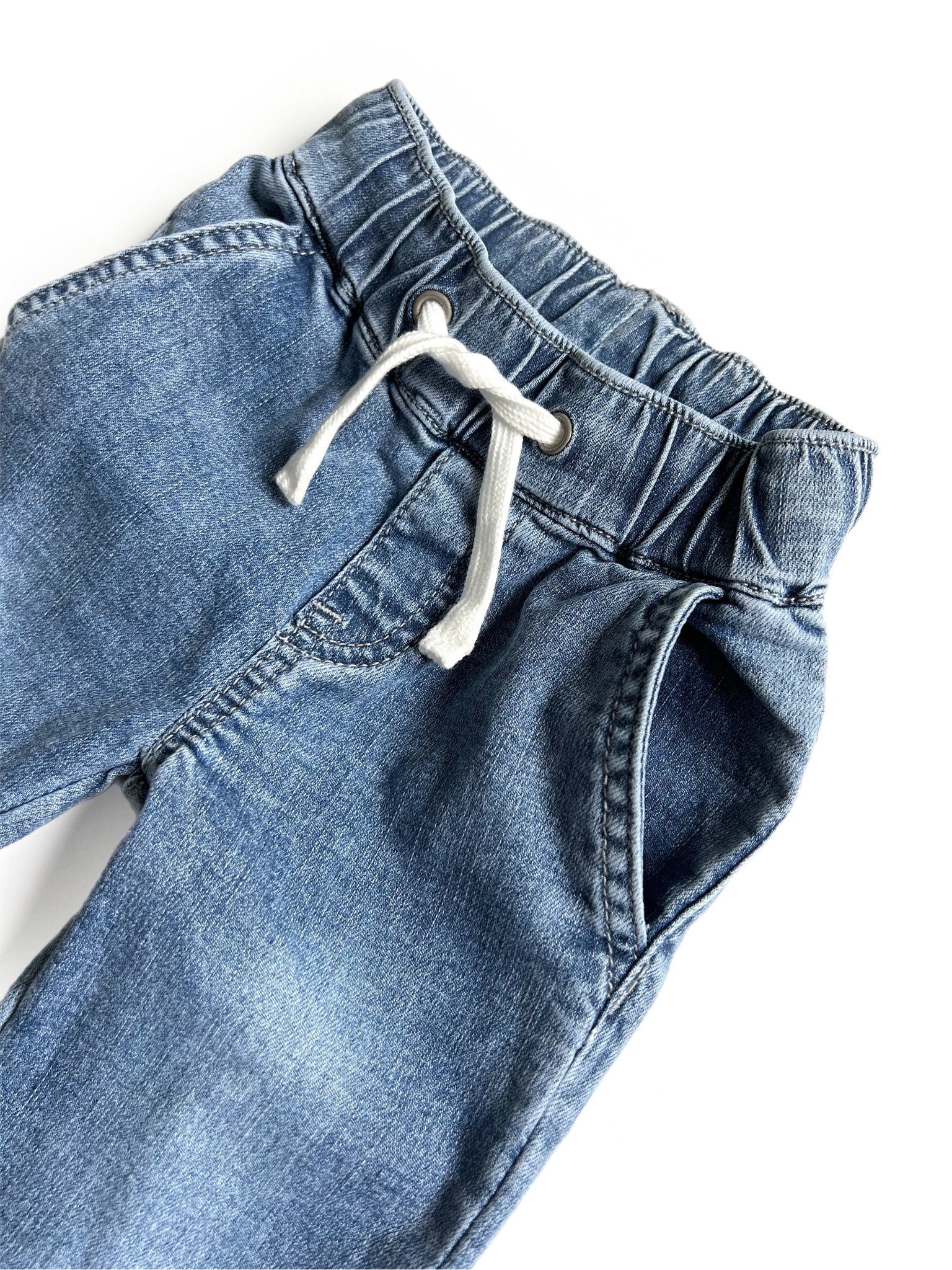 Denim Jogger - Little Bipsy