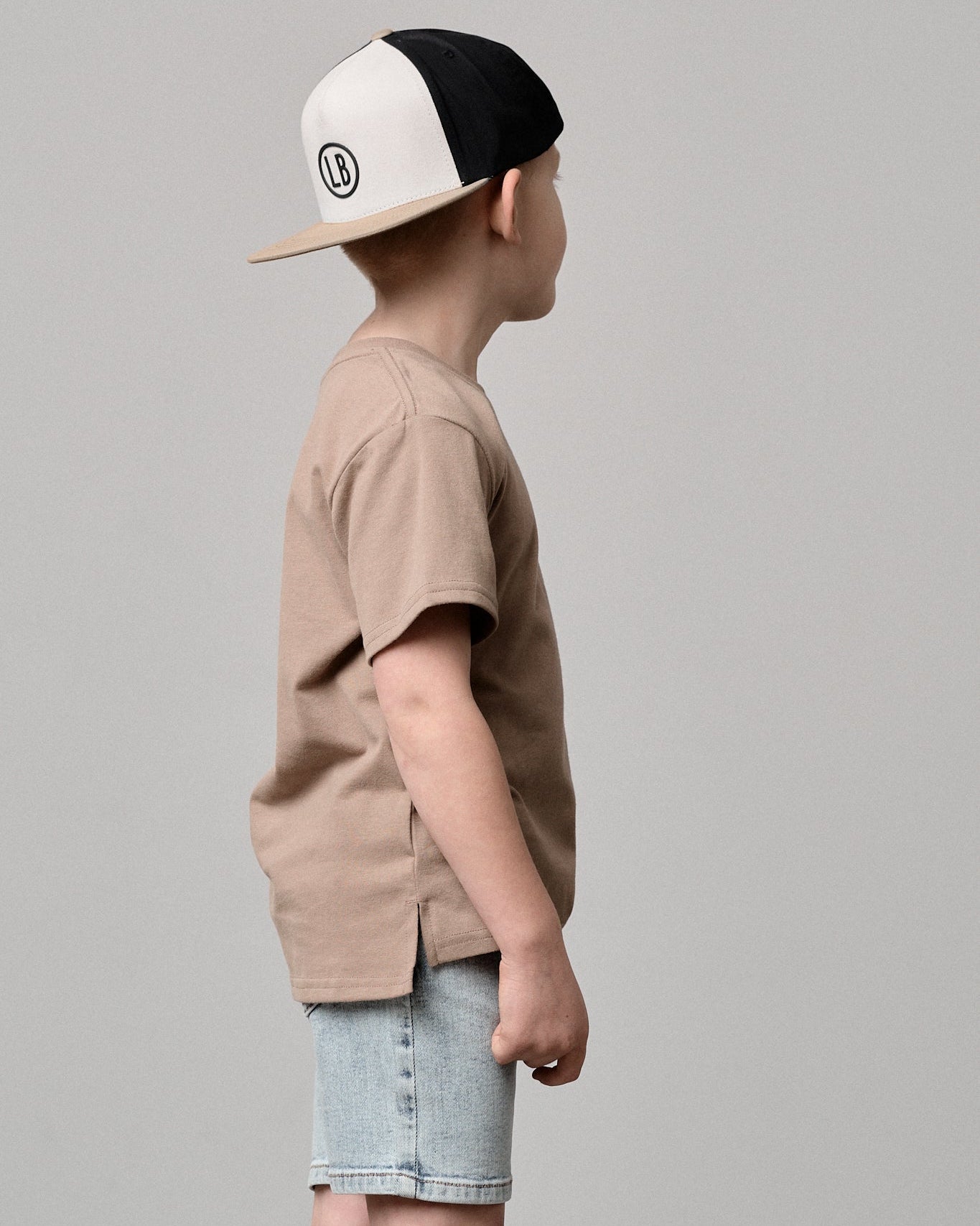 Elevated Tee - Driftwood - Little Bipsy