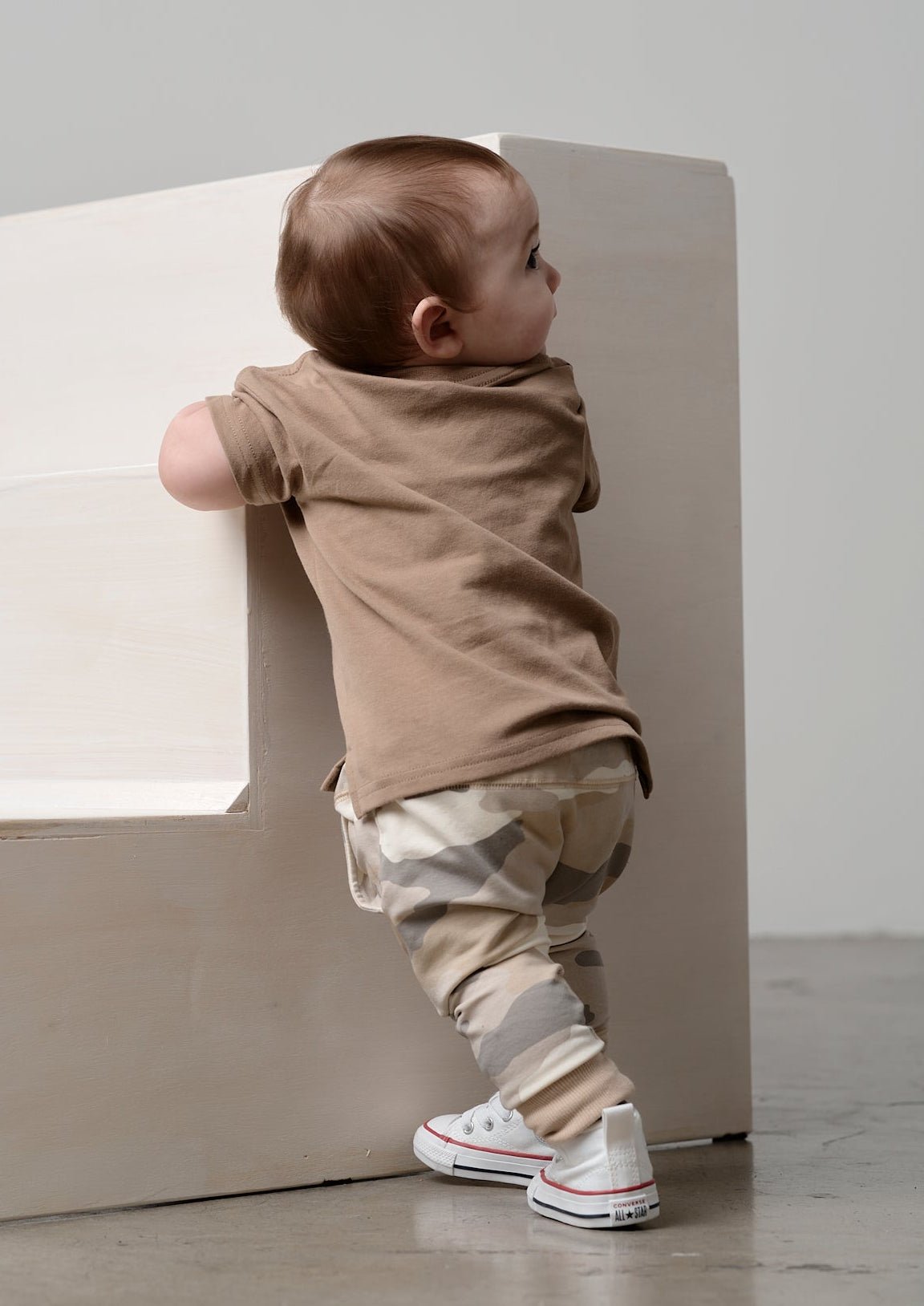 Elevated Tee - Driftwood - Little Bipsy