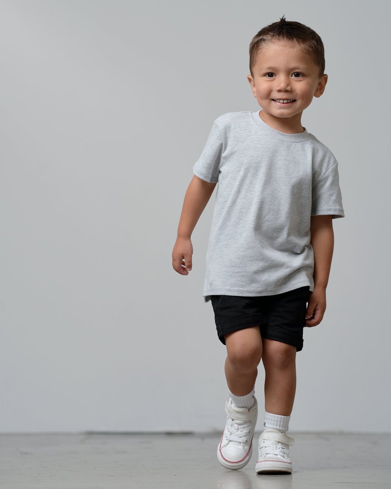 Elevated Tee - Grey - Little Bipsy