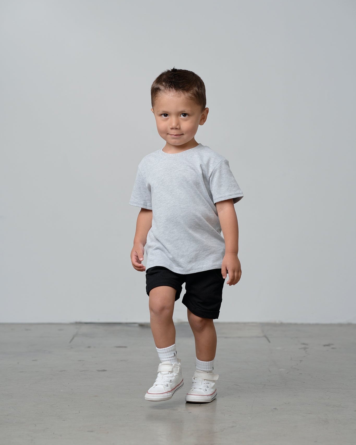 Elevated Tee - Grey - Little Bipsy