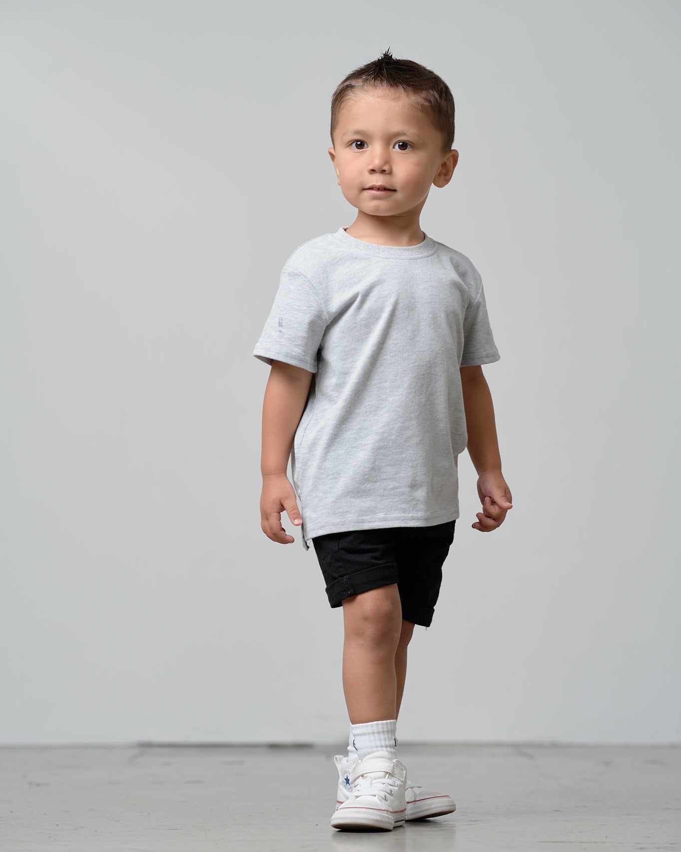 Elevated Tee - Grey - Little Bipsy