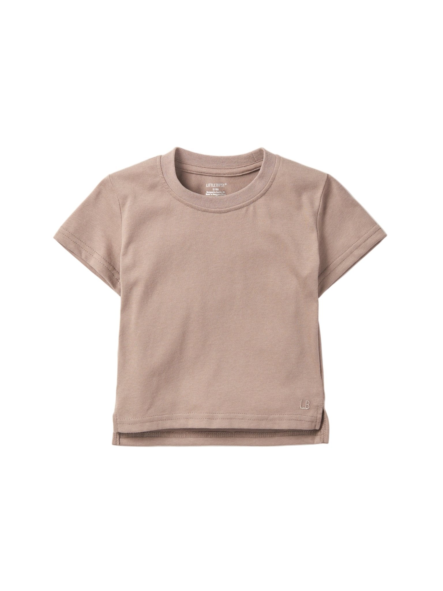 Elevated Tee - Mushroom - Little Bipsy