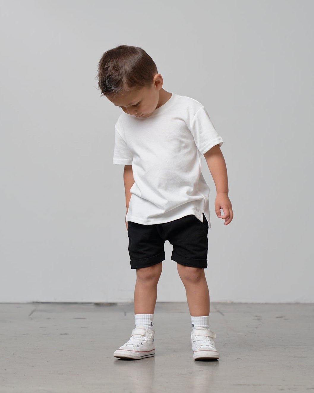 Elevated Tee - White - Little Bipsy