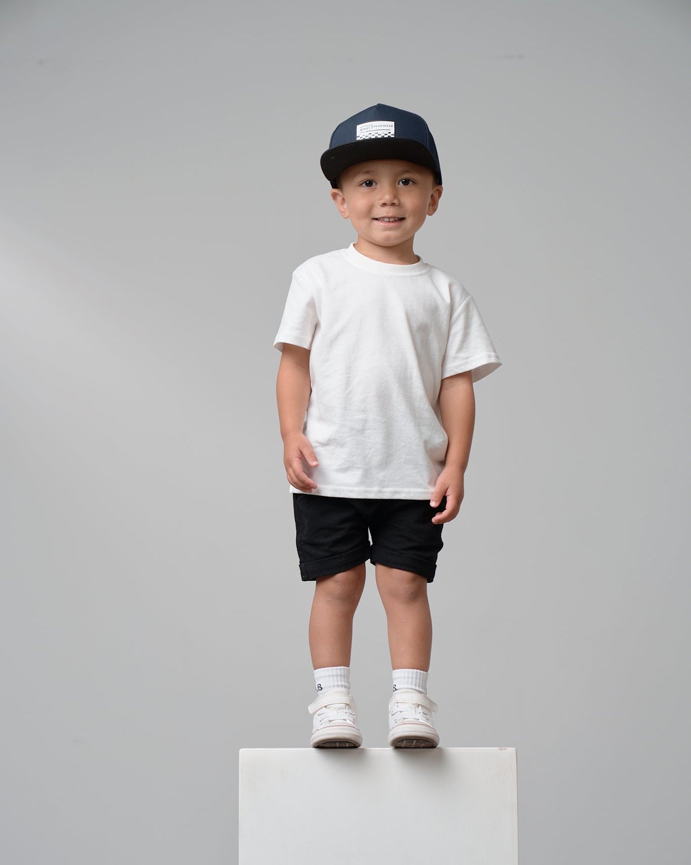 Elevated Tee - White - Little Bipsy