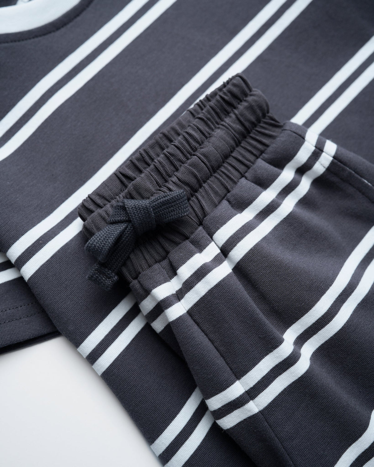 Everyday Short - Iron Stripe - Little Bipsy