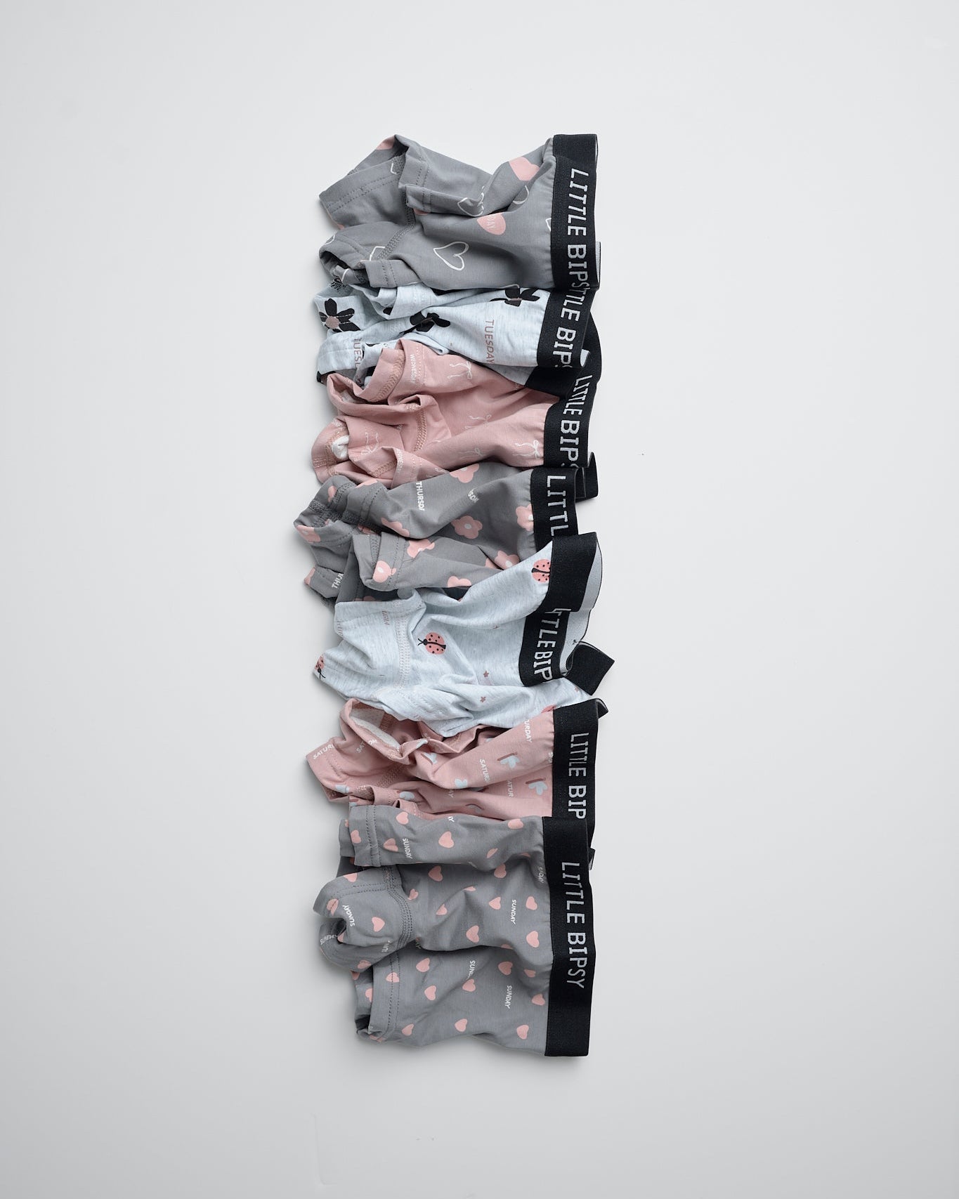 Girl's Boxer Brief - 7 Days a Week Pack - Little Bipsy