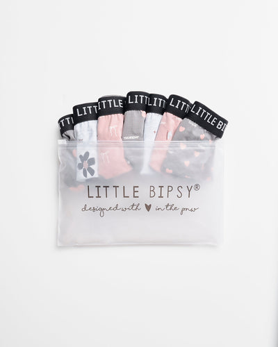 Girl's Boxer Brief - 7 Days a Week Pack - Little Bipsy
