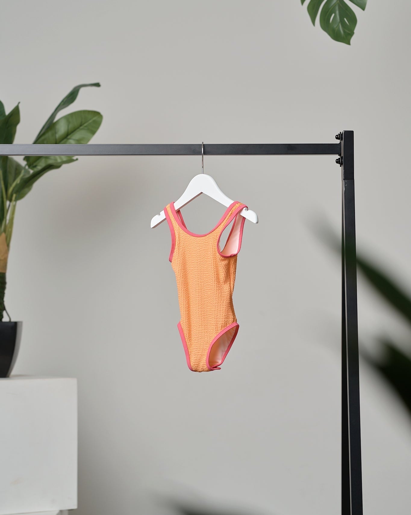 Girl's Swimsuit - Melon - Little Bipsy