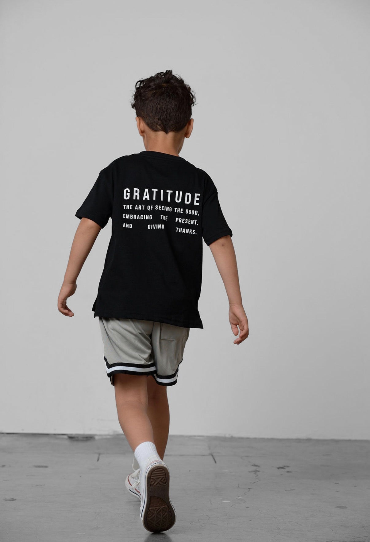 Gratitude Elevated Boxy Tee - Little Bipsy