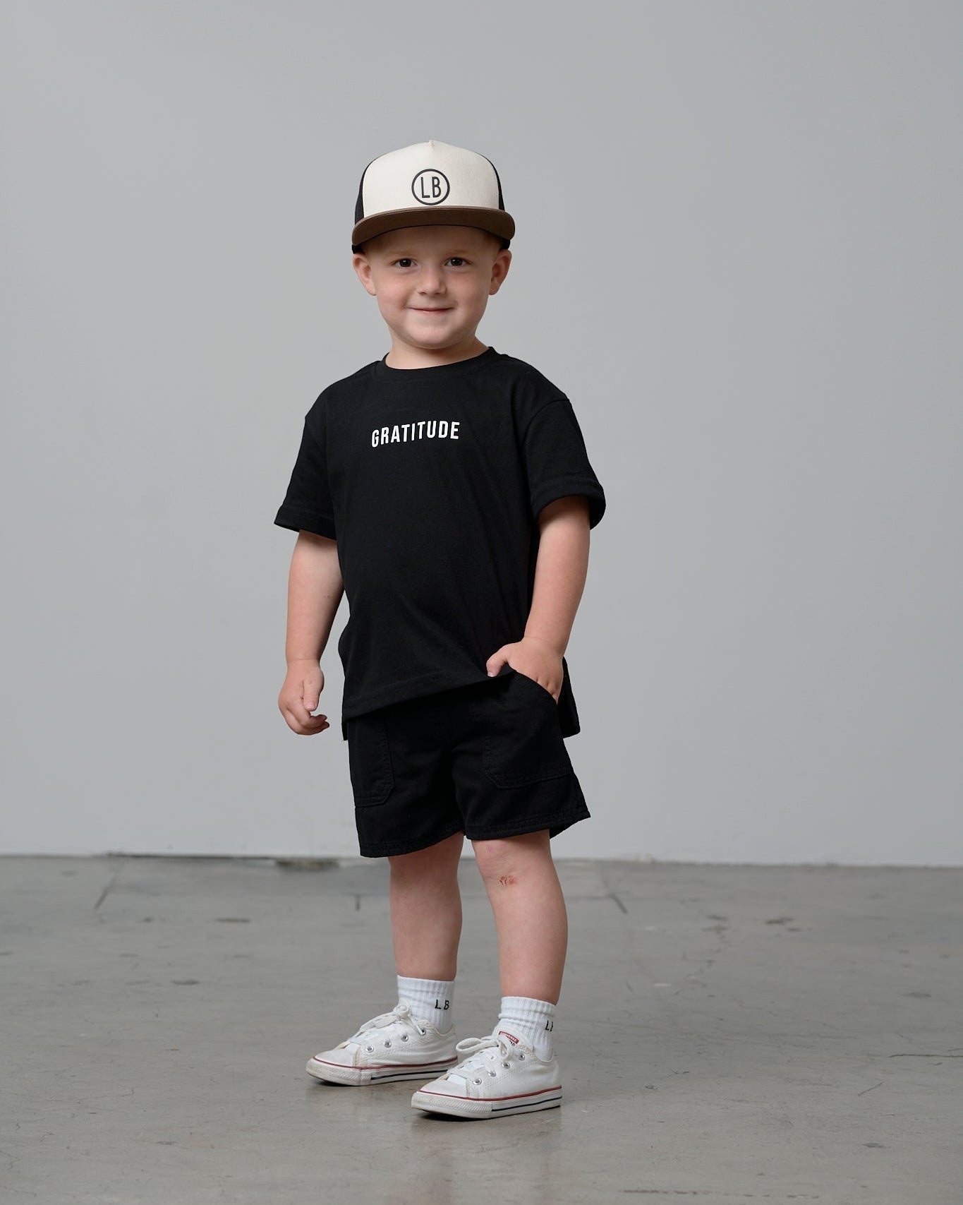 Gratitude Elevated Boxy Tee - Little Bipsy