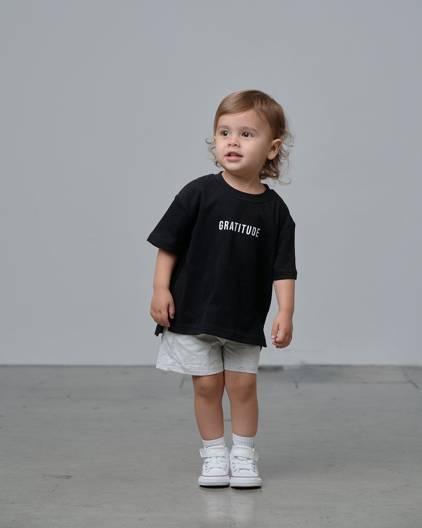 Gratitude Elevated Boxy Tee - Little Bipsy