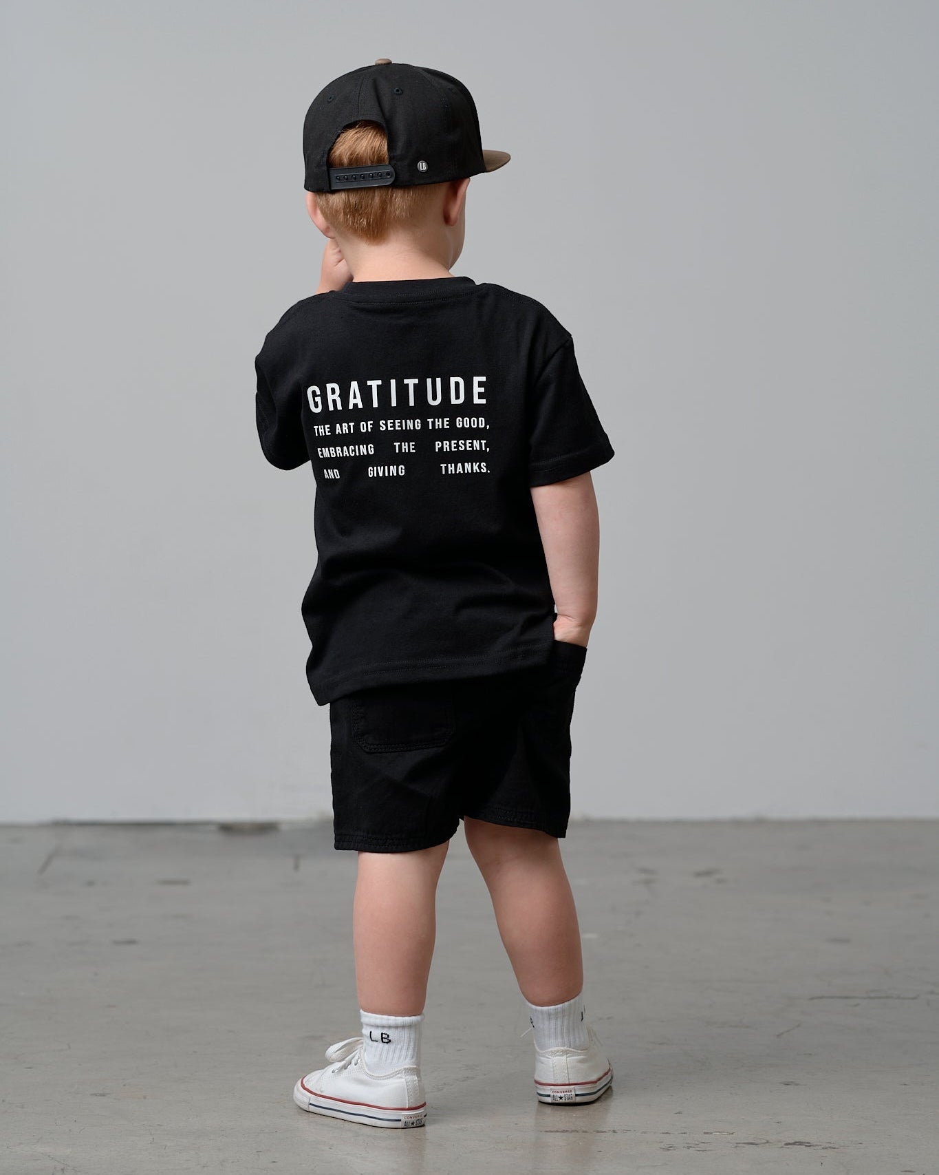 Gratitude Elevated Boxy Tee - Little Bipsy