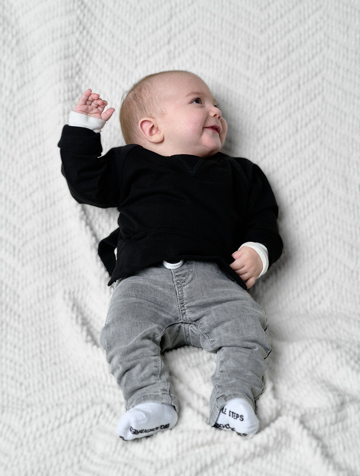 Grey Wash Denim - Little Bipsy