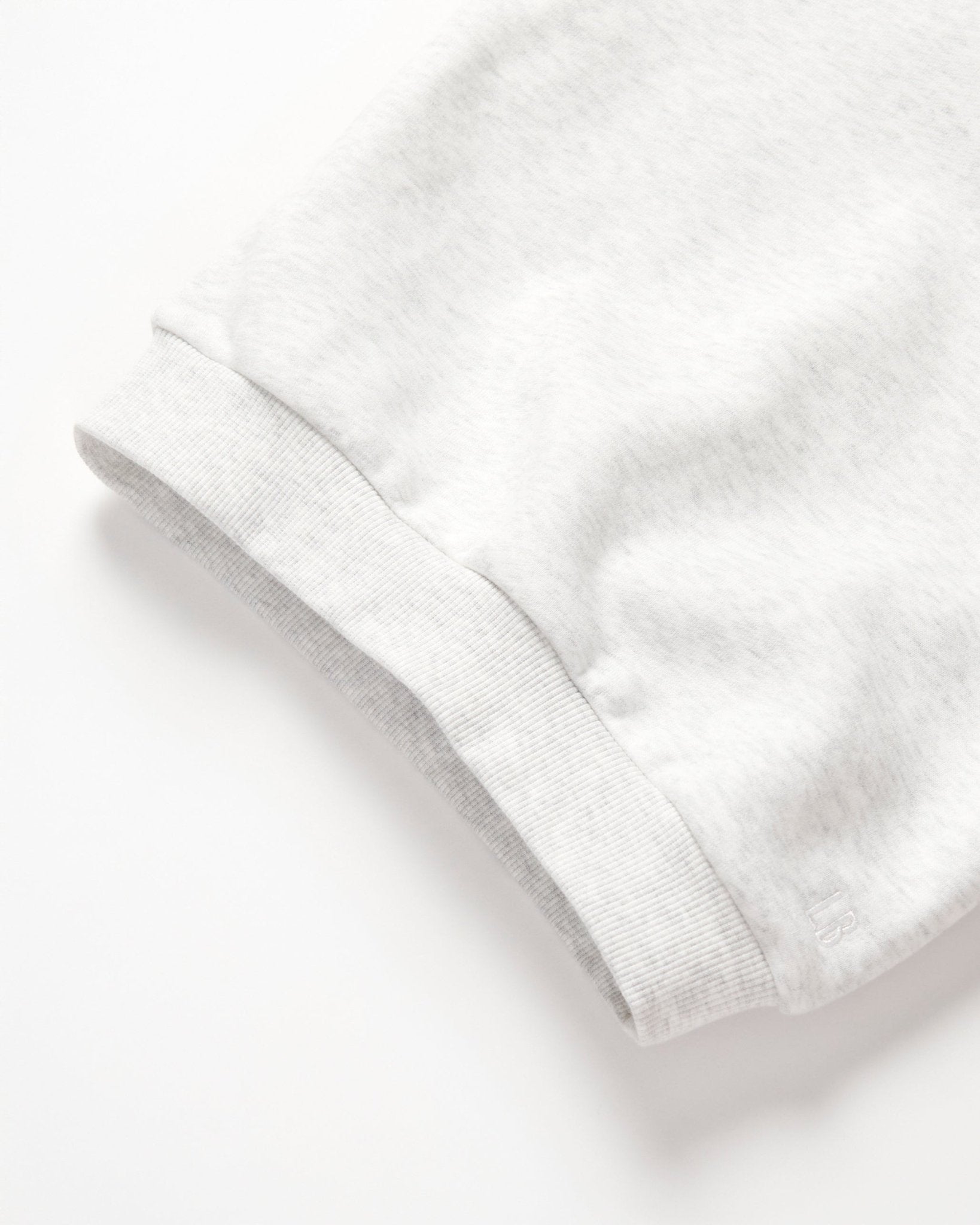 Happy Day Elevated Crewneck - Light Heather Grey - Little Bipsy