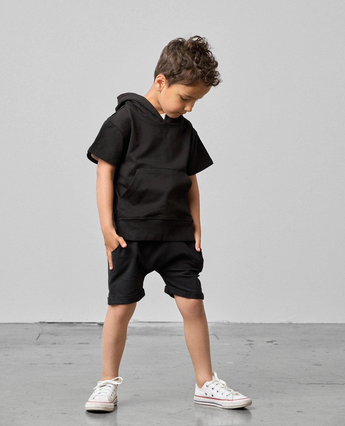 Harem Short - Black - Little Bipsy