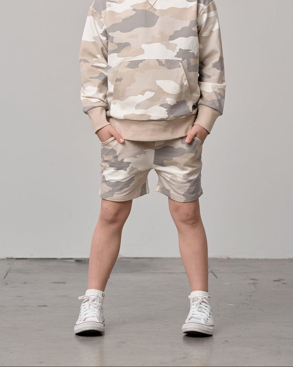 Harem Short - Faded Camo - Little Bipsy