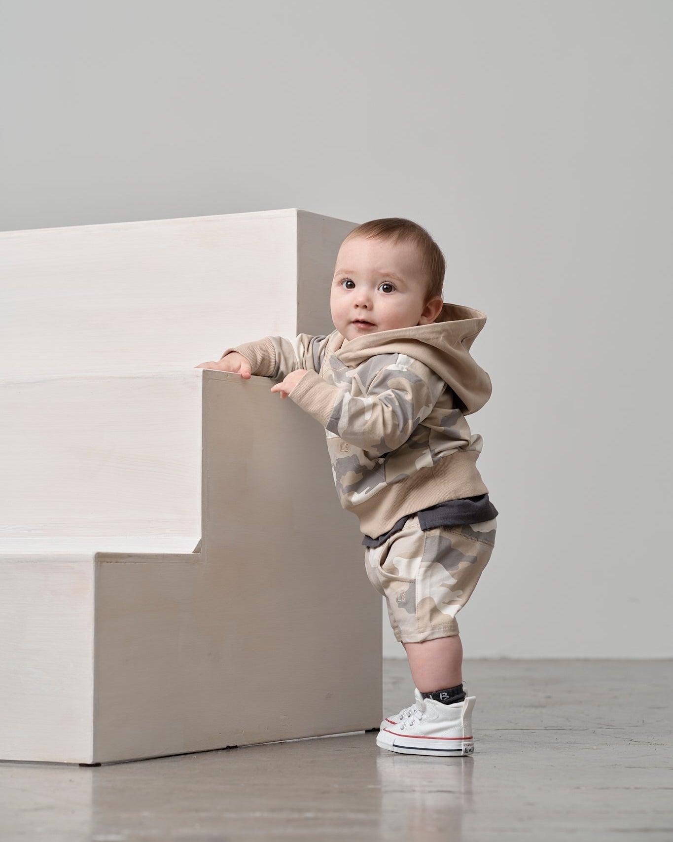 Harem Short - Faded Camo - Little Bipsy