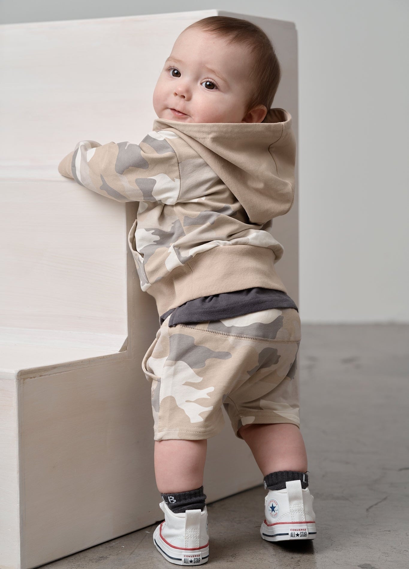 Harem Short - Faded Camo - Little Bipsy