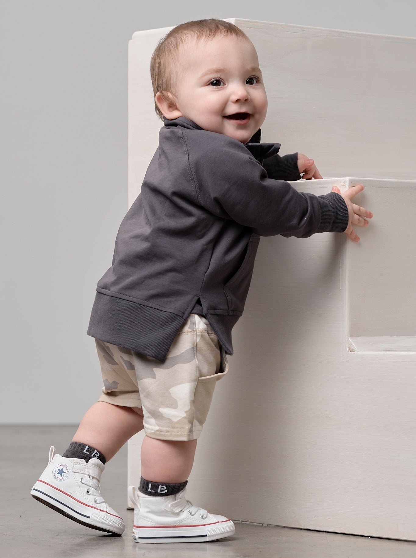 Harem Short - Faded Camo - Little Bipsy