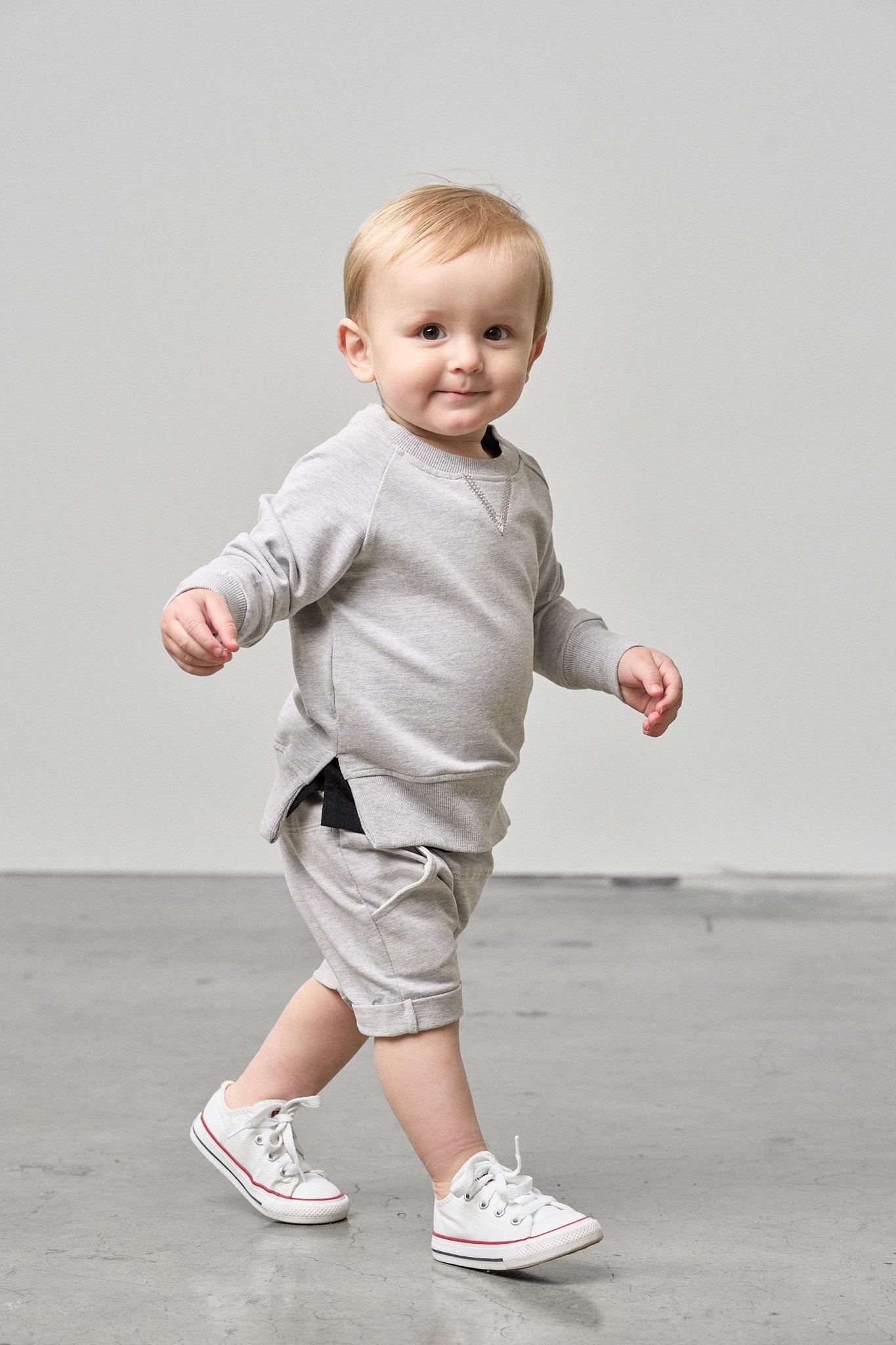 Harem Short - Grey - Little Bipsy