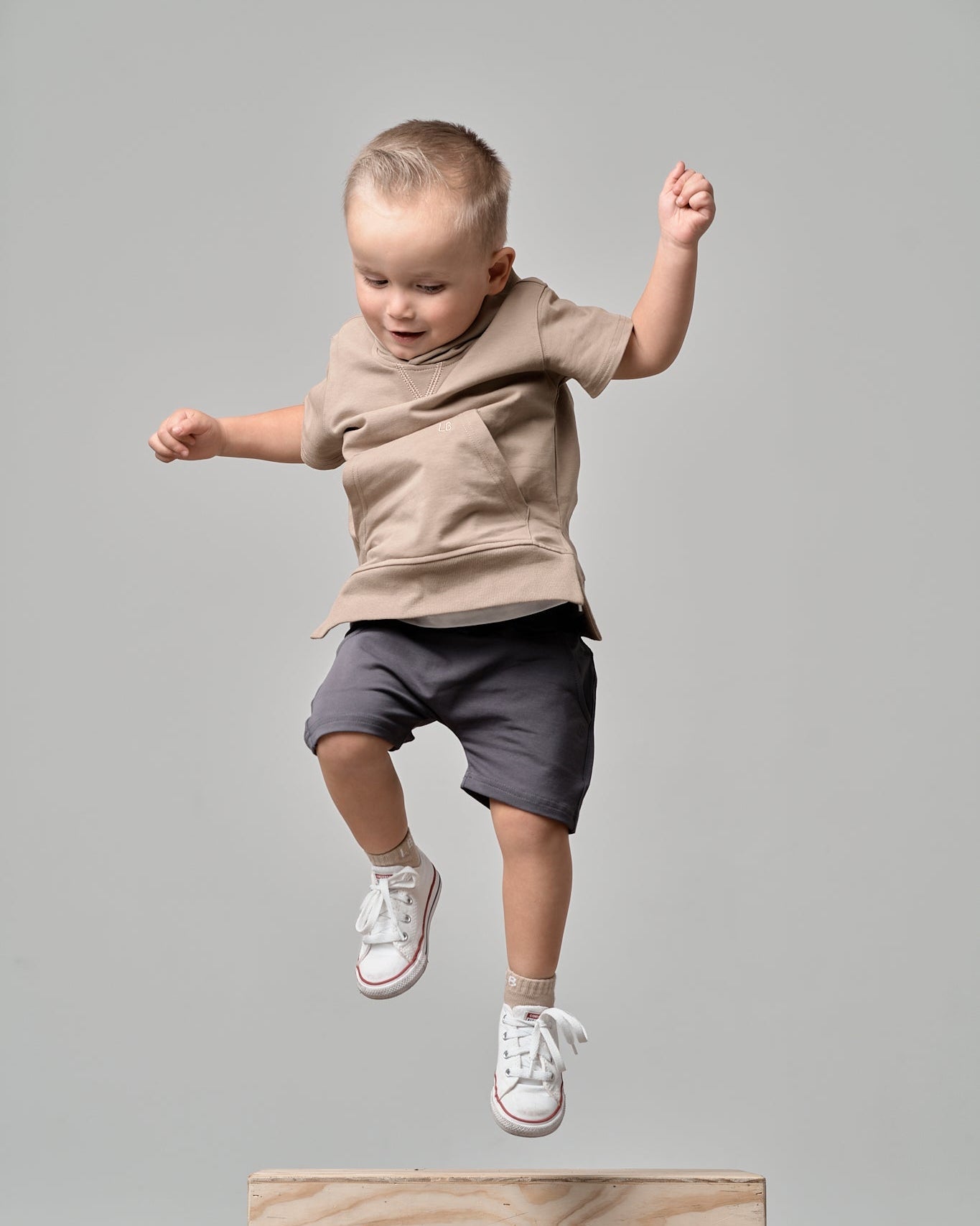 Harem Short - Iron - Little Bipsy