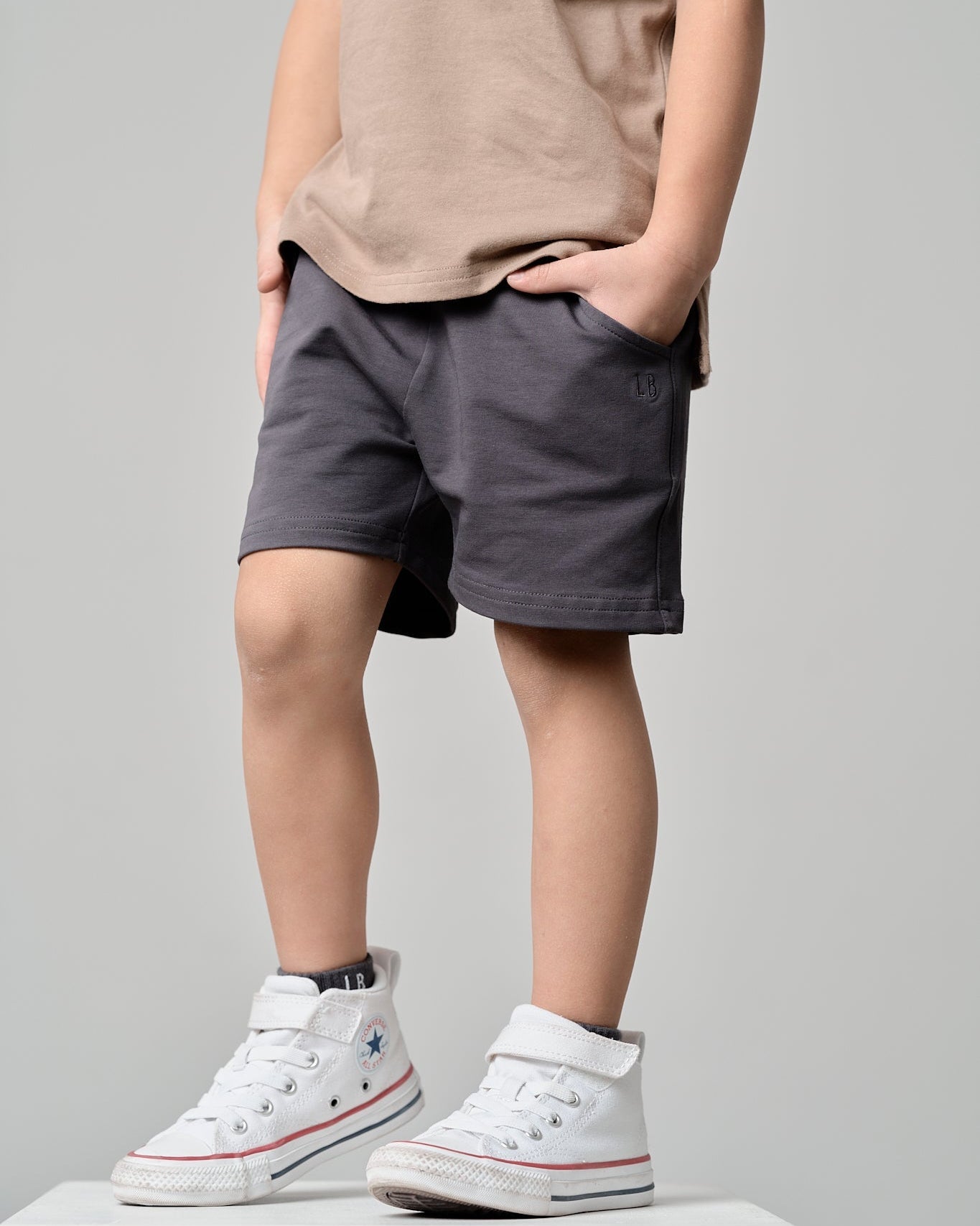 Harem Short - Iron - Little Bipsy