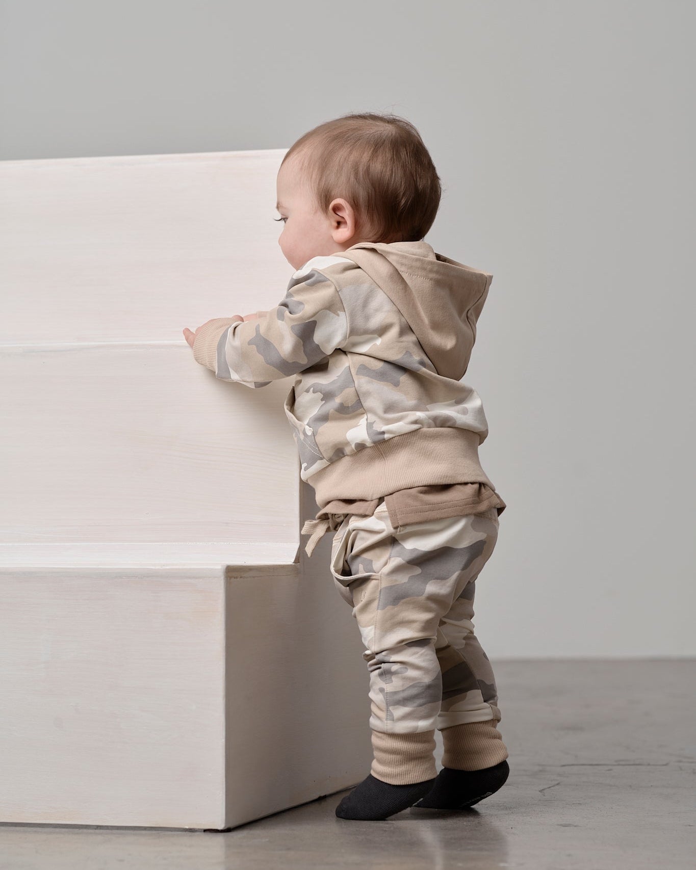 Hoodie - Faded Camo - Little Bipsy