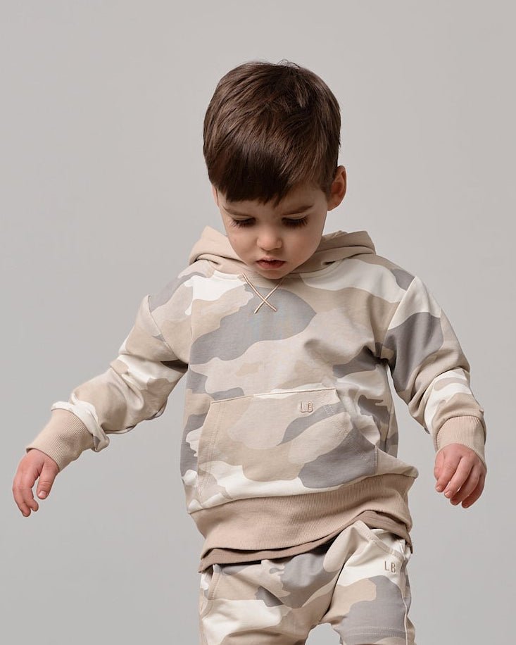 Hoodie - Faded Camo - Little Bipsy