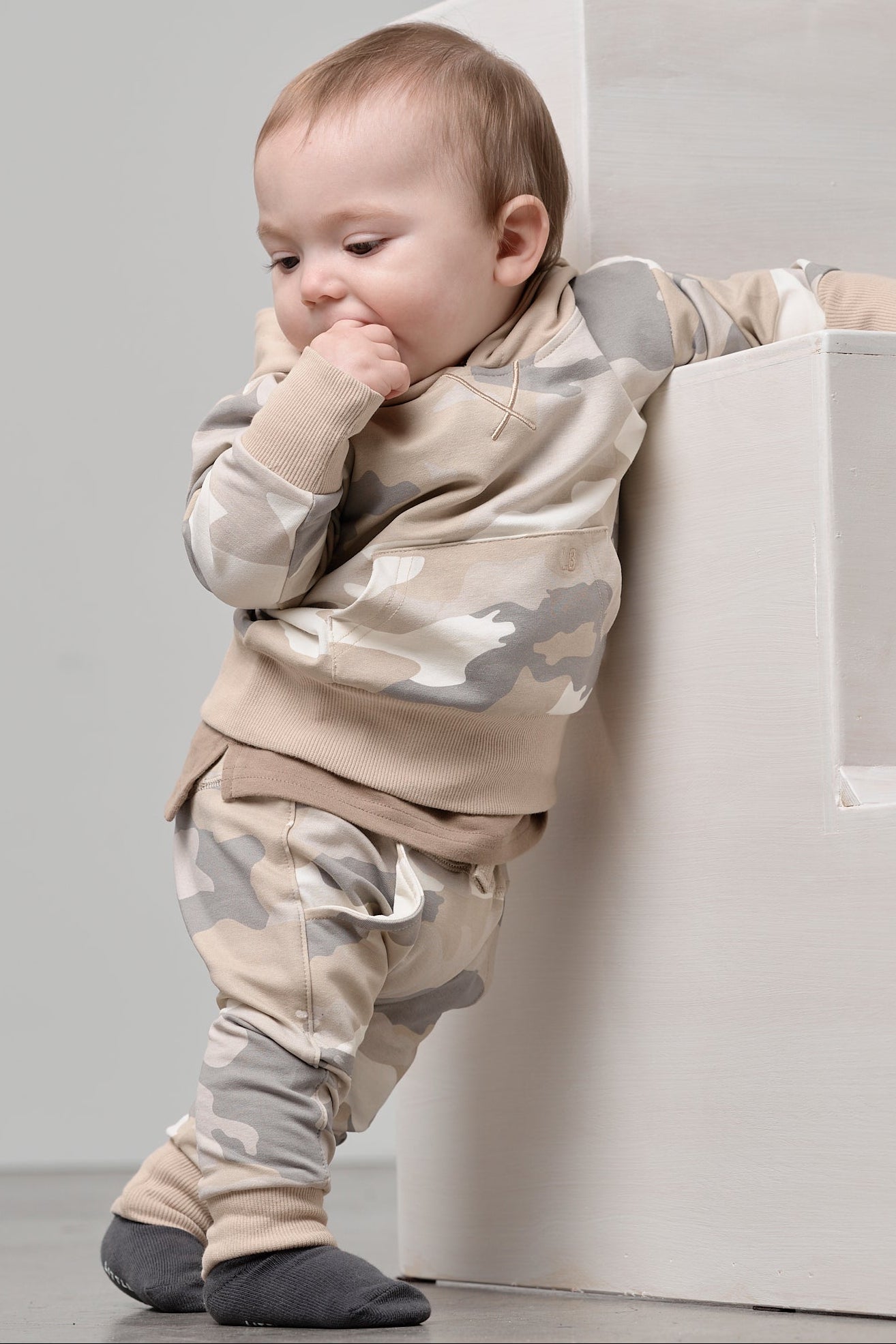 Hoodie - Faded Camo - Little Bipsy