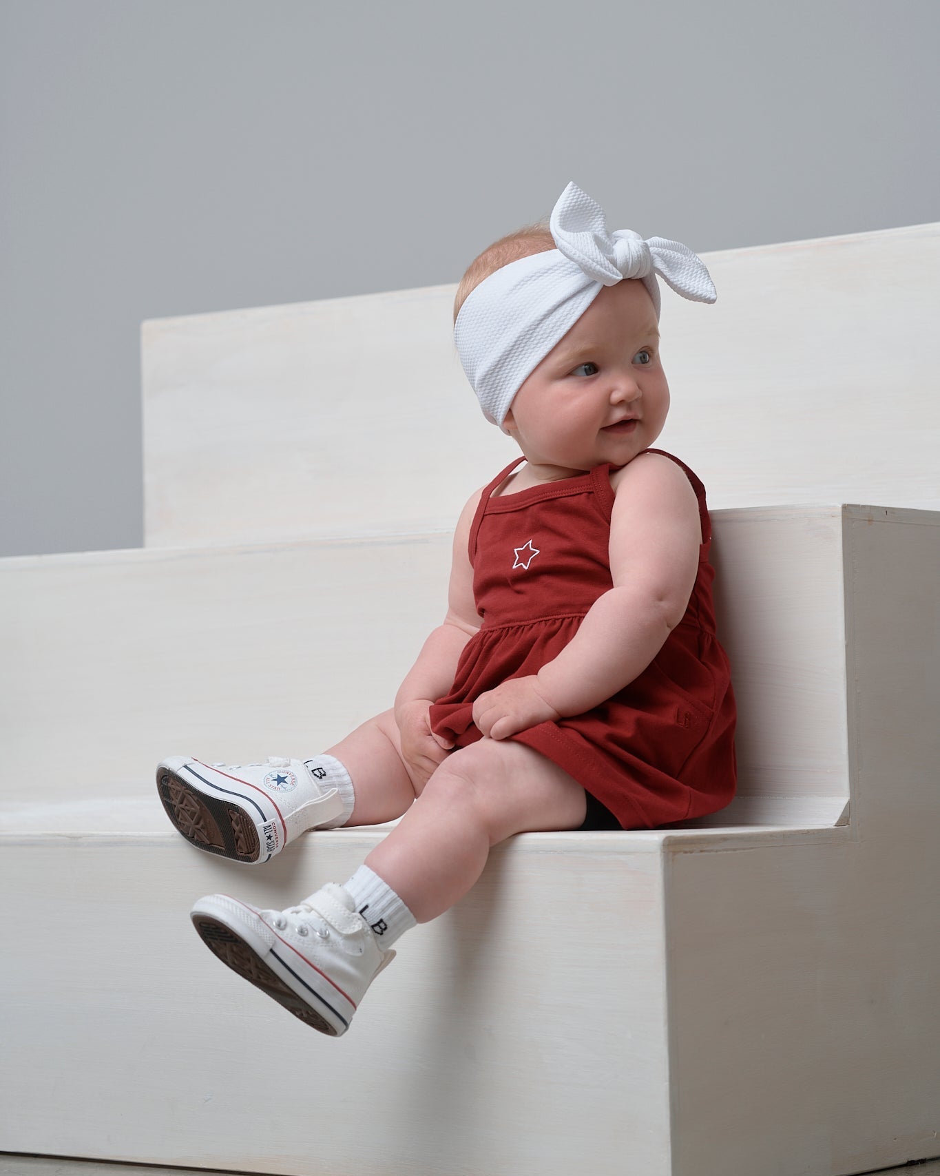 Jersey Tank Dress - Red - Little Bipsy