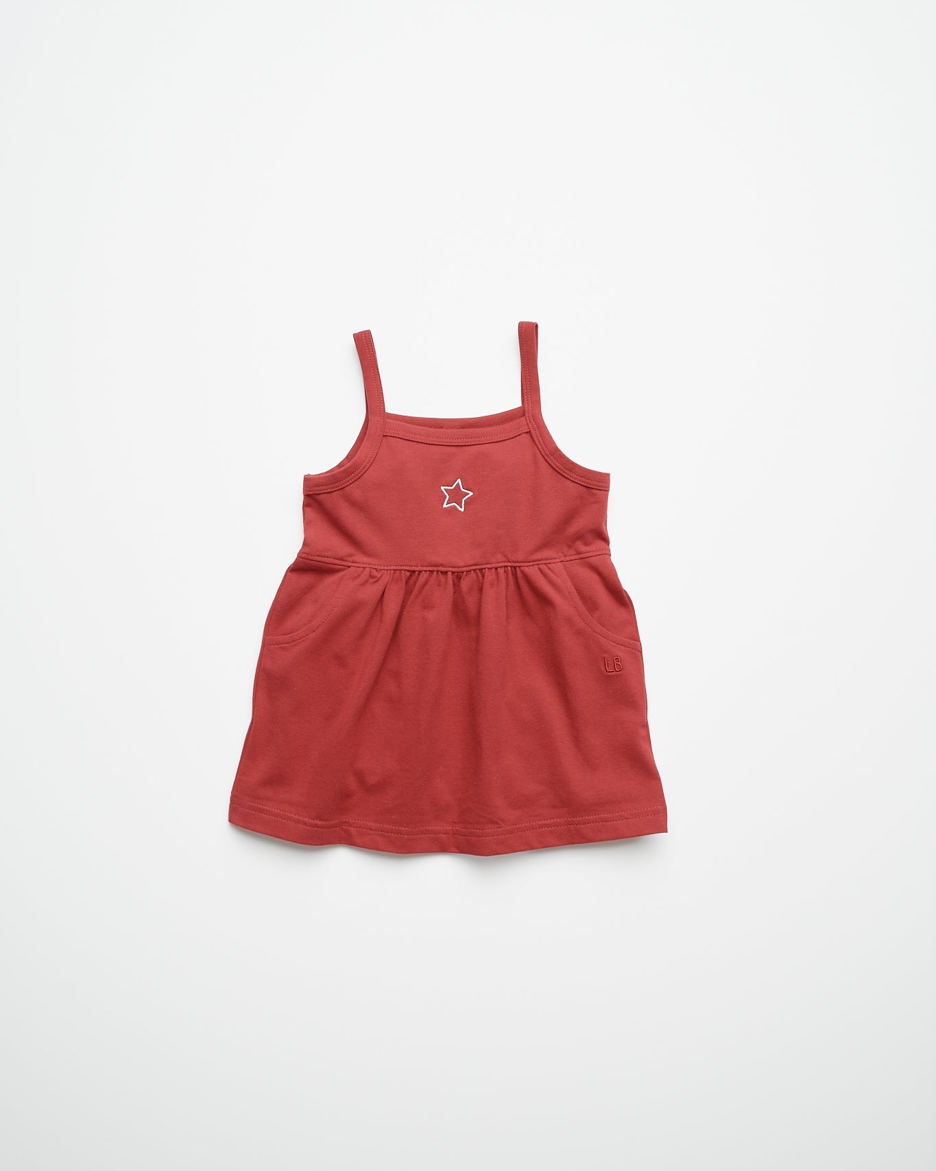 Jersey Tank Dress - Red - Little Bipsy