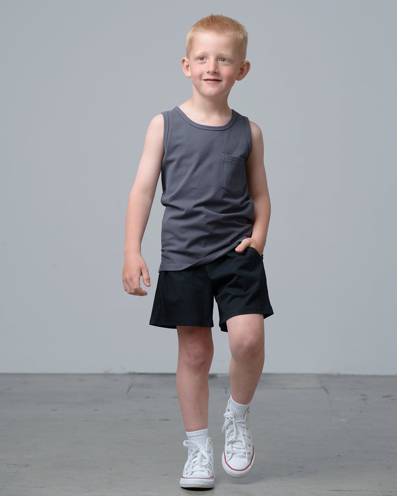 Jersey Tank - Iron - Little Bipsy