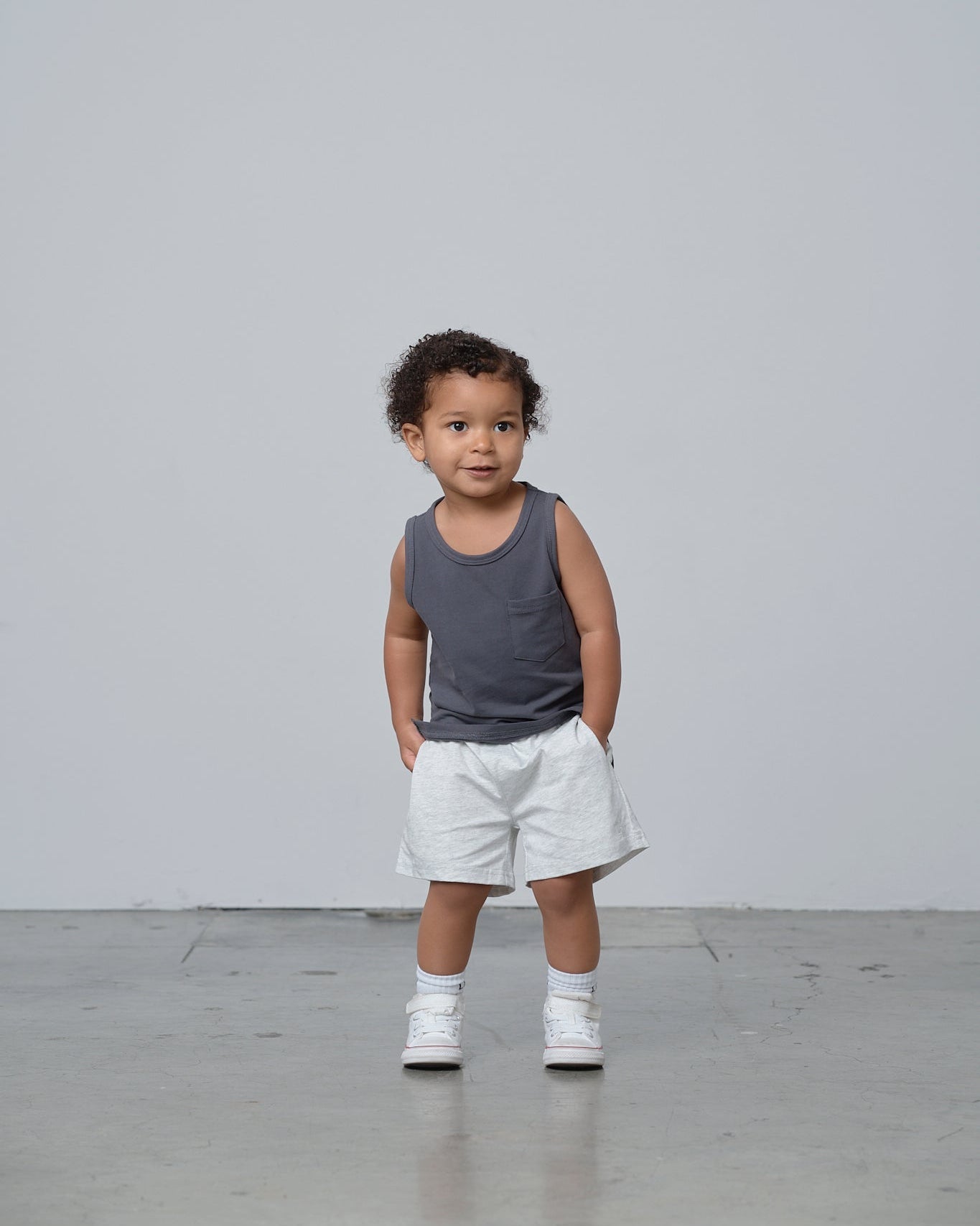 Jersey Tank - Iron - Little Bipsy