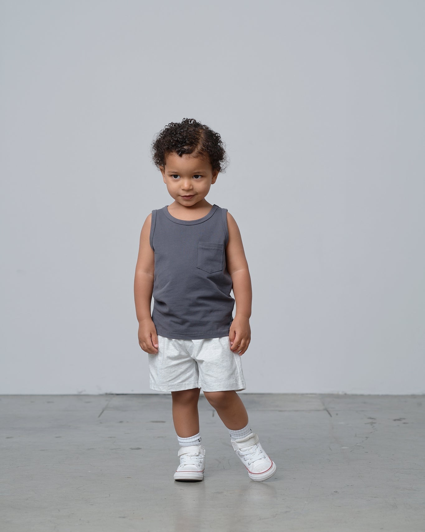 Jersey Tank - Iron - Little Bipsy