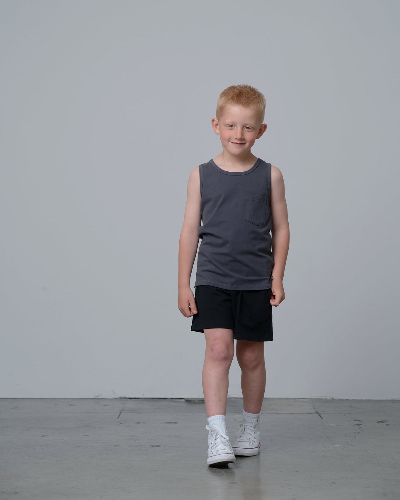 Jersey Tank - Iron - Little Bipsy