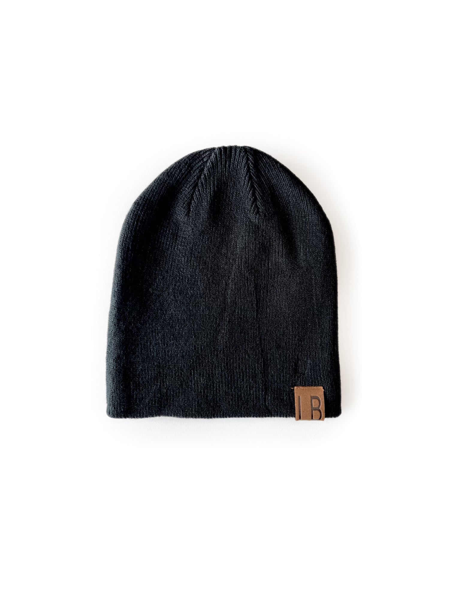 Knit Beanie - Black - Little Bipsy
