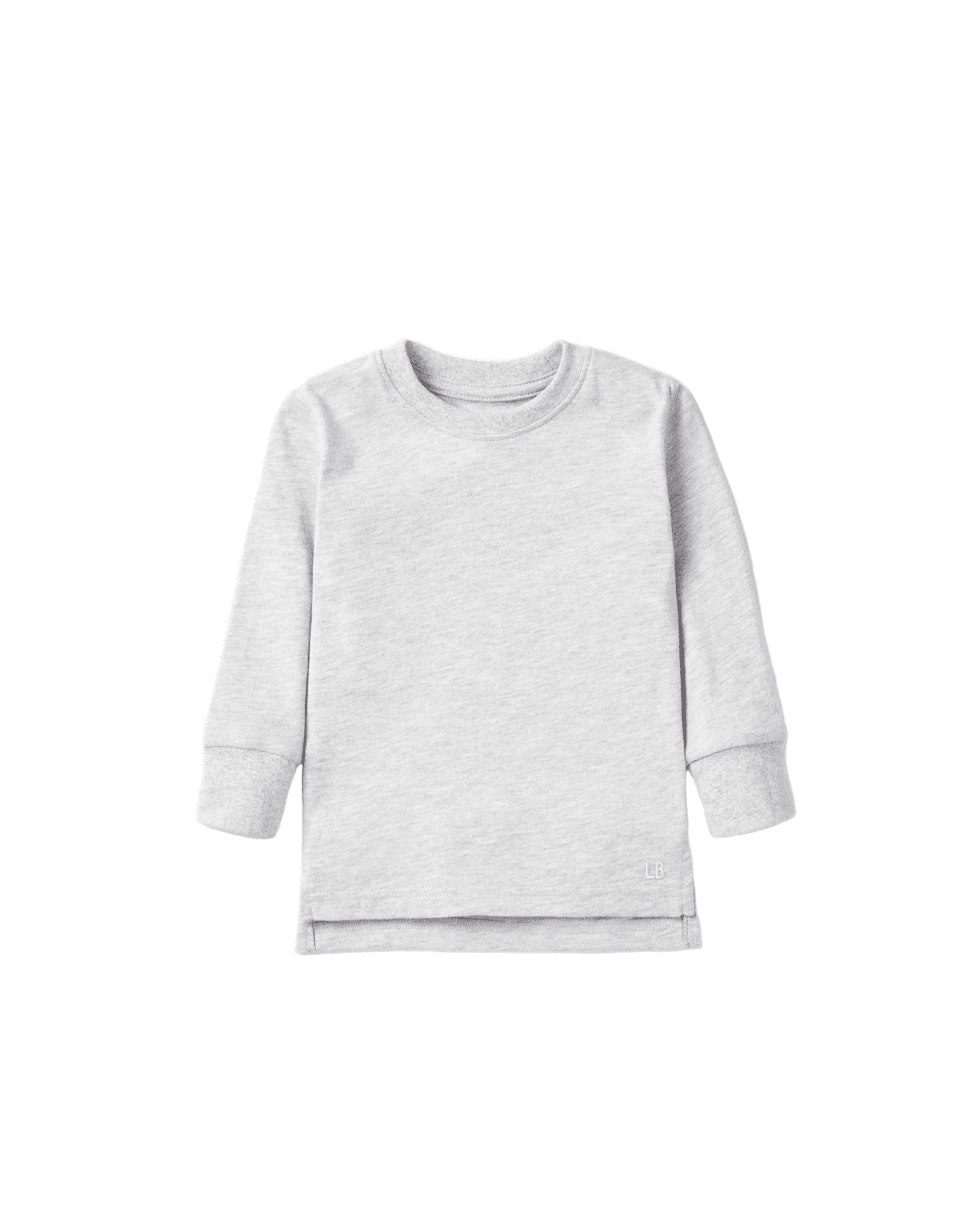 Long Sleeve Elevated Tee - Grey - Little Bipsy